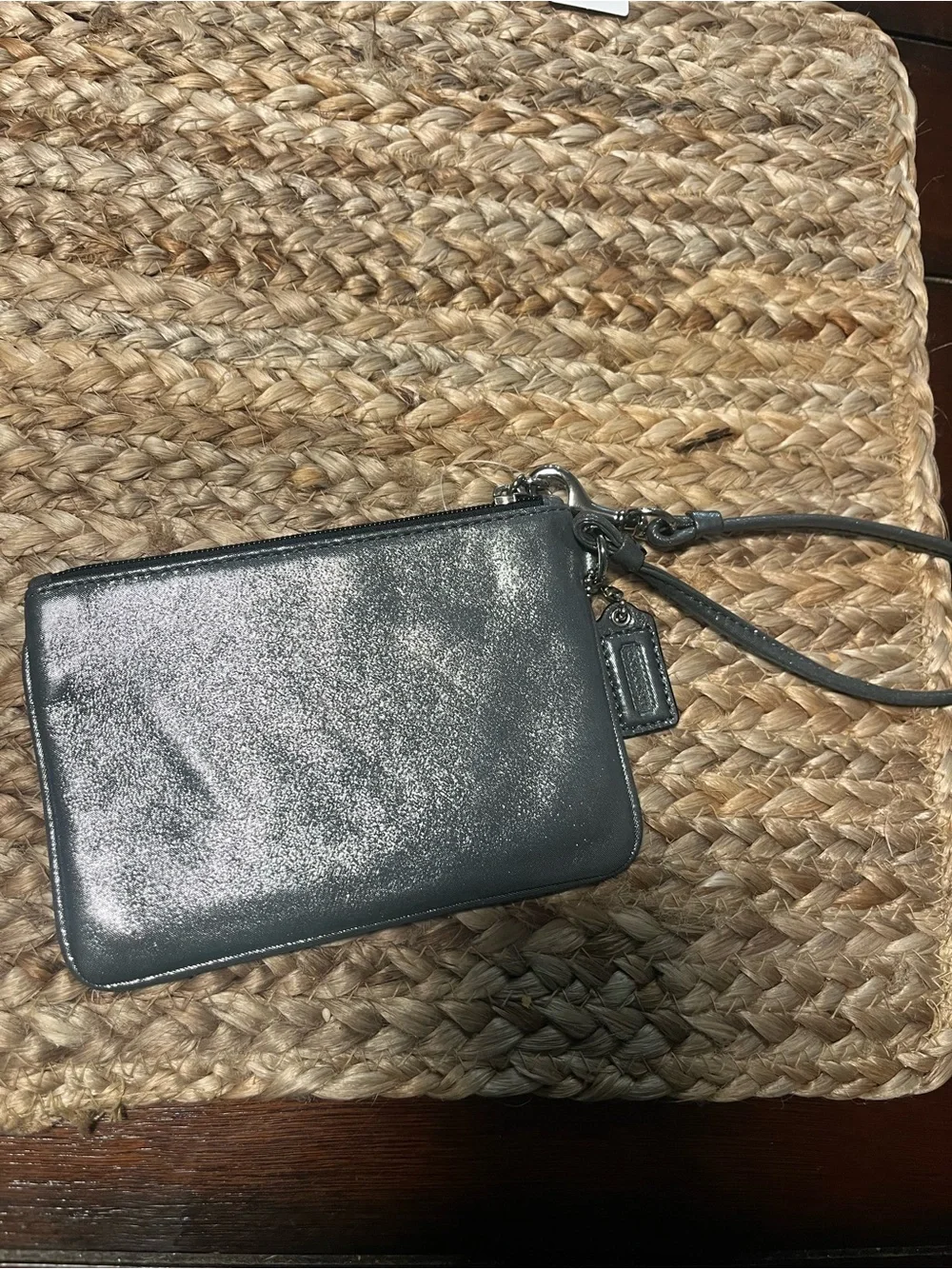 Coach Metallic Wristlet